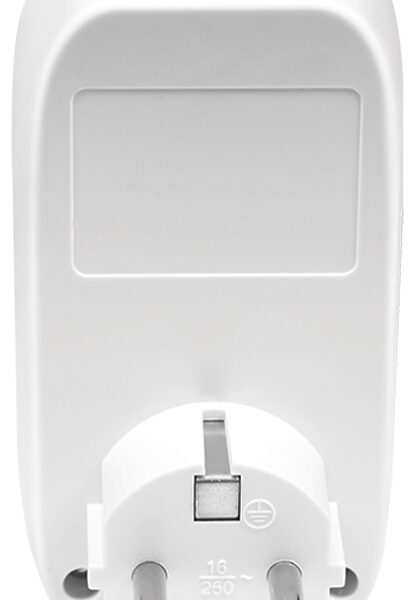 LogiLink adapterstekker met bewegingssensor, wit