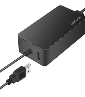 LogiLink netvoeding voor Surface Notebooks, 65 Watt, zwart