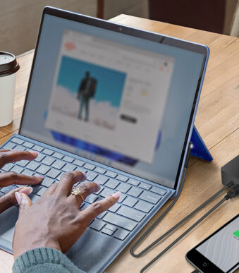 LogiLink netvoeding voor Surface Notebooks, 65 Watt, zwart