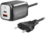 LogiLink Dual-USB-adapterstekker, USB-A en USB-C koppeling