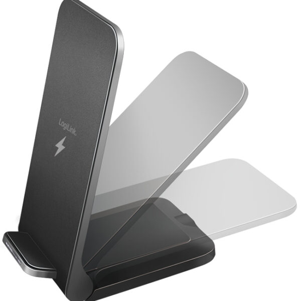 LogiLink inductie-laadstation, 15 Watt, zwart
