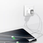 LogiLink Dual-USB-snellaadset, USB-C / USB-A, wit