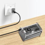 LogiLink Dual-USB-snellaadset, USB-C / USB-A, wit