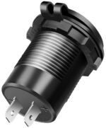 LogiLink Dual-inbouw-laadadapter voor de auto, USB-A en USB-C koppeling