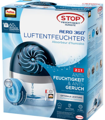 Pattex vochtvreter AERO 360 graden, voor ruimtes tot 50 m3