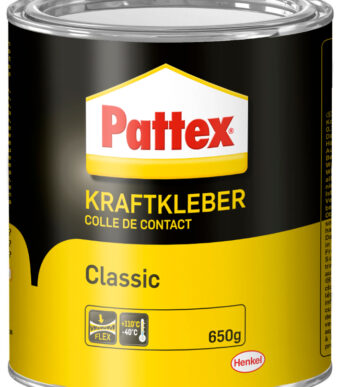 Pattex krachtlijm Classic, oplosmiddelhoudend, 650 g blikje