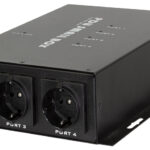 LogiLink Smart IP-stroomverdeler-box, 4x CEE 7/3, zwart