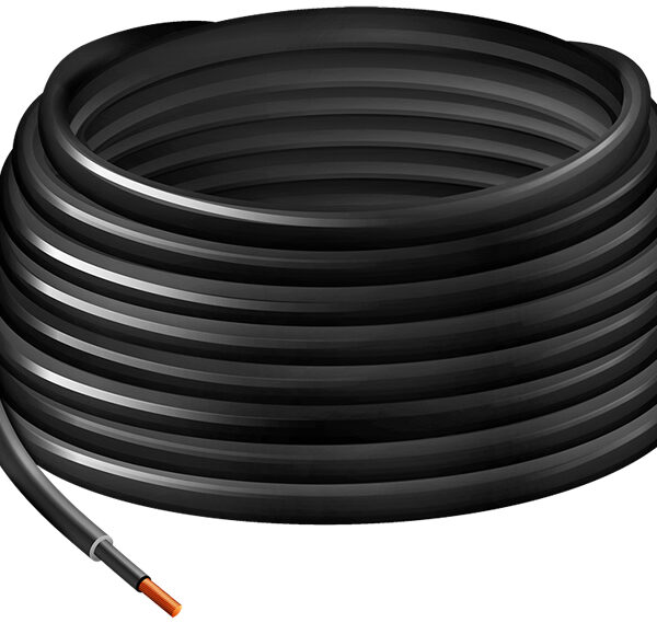 LogiLink solar installatiekabel, 25 m, zwart