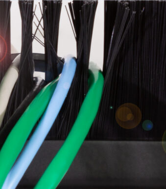 LogiLink borstellijst voor netwerk-/serverkast, zwart