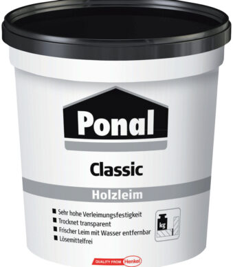 Ponal houtlijm Classic, oplosmiddelvrij, 120 g fles