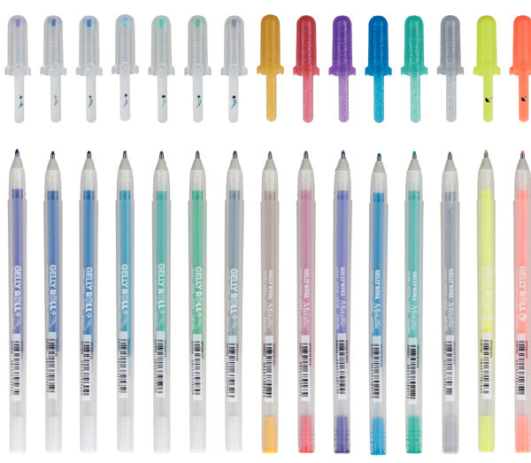 SAKURA Gel-rollerball Gelly Roll Mix, 24 stuks in etui