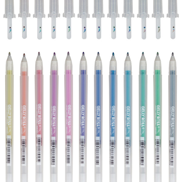 SAKURA Gel-rollerball Gelly Roll Stardust, 12 stuks in etui