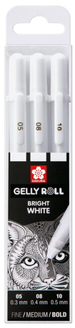 SAKURA Gel-rollerball Gelly Roll Real White, 0,4 mm