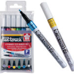 SAKURA Permanent-Marker Pen-Touch fijn, 6 in etui