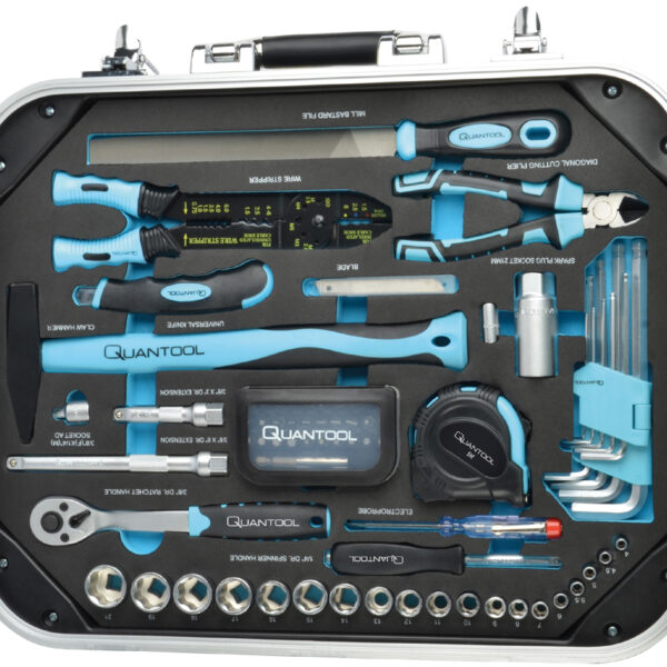 QUANTOOL gereedschap-set, 110-delige koffer