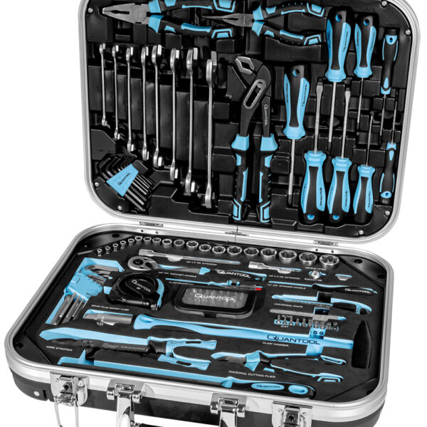 QUANTOOL gereedschapset, 120-delige koffer