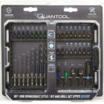 QUANTOOL bits- en borenset, 37-delig, in kunststof doos