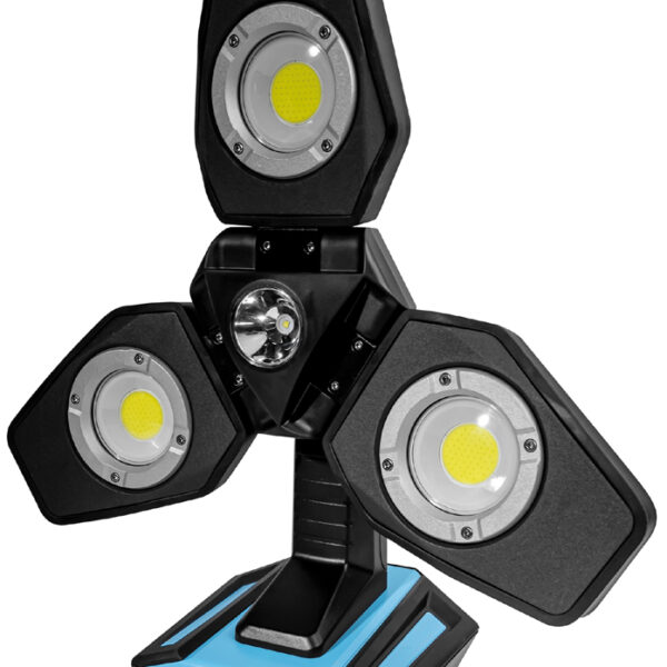 QUANTOOL LED accu-schijnwerper WORKING LIGHT, 3 vleugels