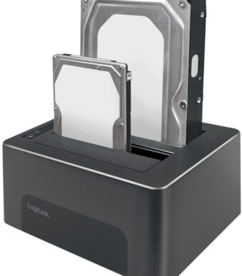 LogiLink USB 3.0 Harde schijf Docking Station, 2x 2,5´/3,5´ SATA harde schijven