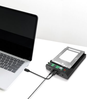 LogiLink USB 3.2 Gen 2 harde schijf Docking Station, zwart