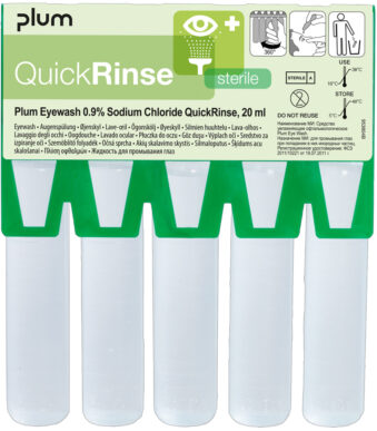 LEINA ogenspoelampul QuickRinse, 5 x 20 ml