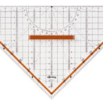 rotring geometrie-driehoek Centro, met afneembare greep