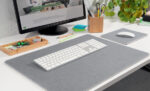 sigel schrijfonderlegger Eyestyle, 600 x 450 mm, lichtgrijs/zwart