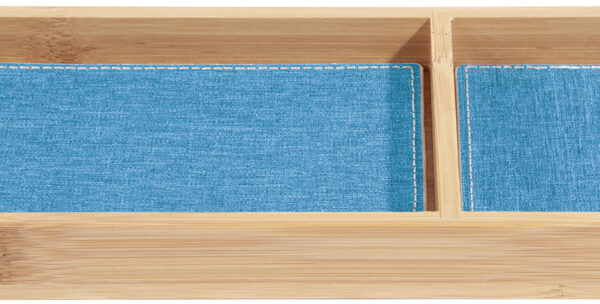 sigel pennenbak Eyestyle, van bamboe, lichtblauw/donkergrijs