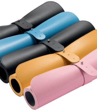 sigel schrijfonderlegger, kunstleer, oprolbaar, blauw/groen