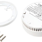 LogiLink rookmelder Longlife, wit, met Lithium batterij