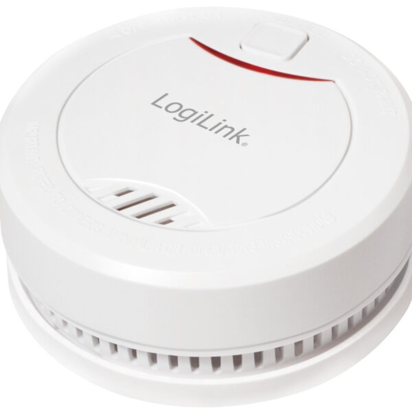LogiLink rookmelder Longlife, wit, met Lithium batterij