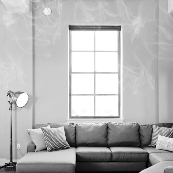 LogiLink rookmelder Longlife, wit, met Lithium natterij