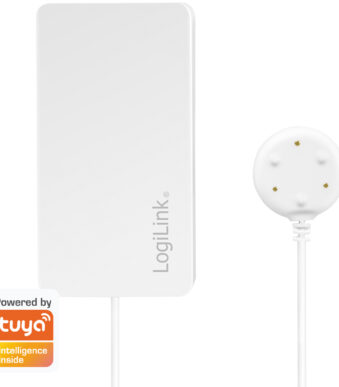 LogiLink Wi-Fi Smart waterleksensor, Tuya compatibel, wit
