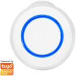 LogiLink Wi-Fi Smart SOS-melder, Tuya compatibel, wit/blauw