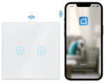 LogiLink Wi-Fi Smart muurschakelaar, 2-voudig, wit