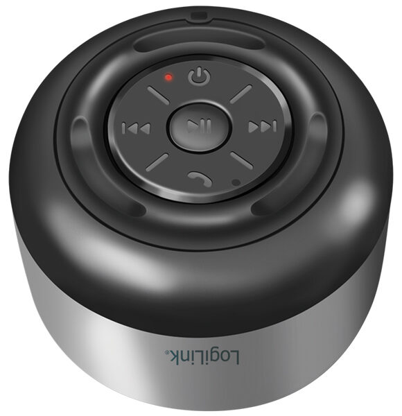 LogiLink Bluetooth luidspreker V5.1, TWS, donkergrijs/zwart
