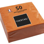 PROnappe cocktailservetten, 200 x 200 mm, oranje