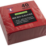 PROnappe dinerservetten, 380 x 380 mm, rood