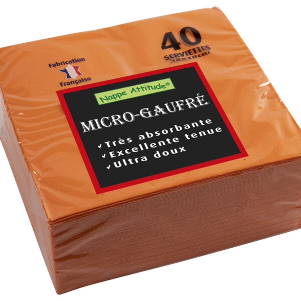 PROnappe dinerservetten, 380 x 380 mm, oranje