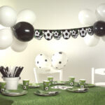 PAPSTAR luchtballonnen 'Soccer', zwart/wit