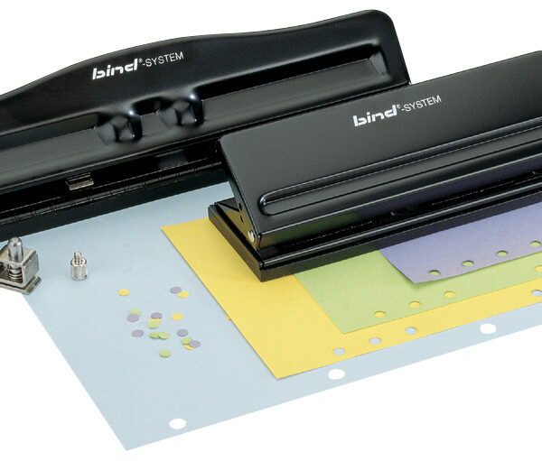 bind-System perforator model T-6001, voor A5, A6, A7 formaten