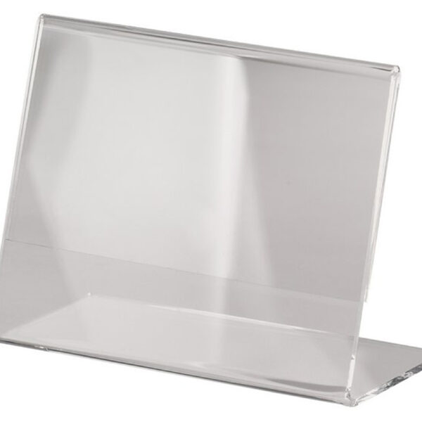 sigel tafelstandaard, Acryl, DIN A7 liggend, schuin, glashelder