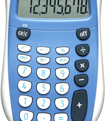 TEXAS INSTRUMENTS zakrekenmachine TI-503 SV, batterijvoeding