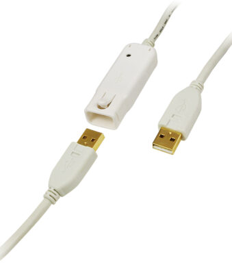 LogiLink USB 2.0 actieve verlengkabel, 12,0 m