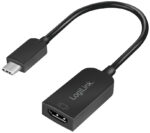 LogiLink USB-C - HDMI adapterkabel, zwart