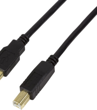 LogiLink USB 2.0 actieve verlengkabel, 10,0 m, zwart