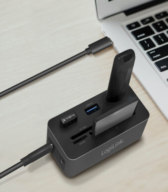 LogiLink USB 3.2 (Gen 1) Mini Docking Station, 10-poorts