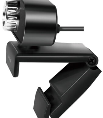 LogiLink Pro Full-HD-USB-Webcam met microfoon, zwart