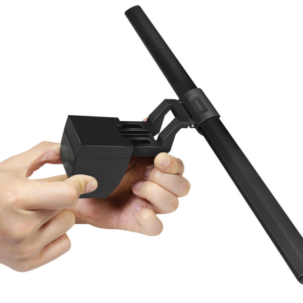 LogiLink LED-klemlamp met USB-aansluiting, zwart