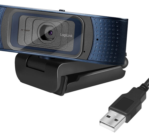 LogiLink HD-USB-Webcam Pro met Dual-microfoon, zwart